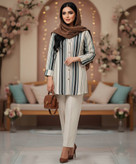 ست شومیز شلوار کاربردی زنانه مدل گندم(e)