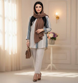 ست شومیز شلوار کاربردی زنانه مدل گندم(e)