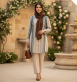 ست شومیز شلوار کاربردی زنانه مدل گندم(e)
