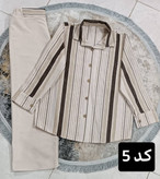 ست شومیز شلوار کاربردی زنانه مدل گندم(e)