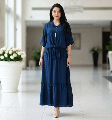 ست شومیز ودامن خاص زنانه مدل حنانه( a)