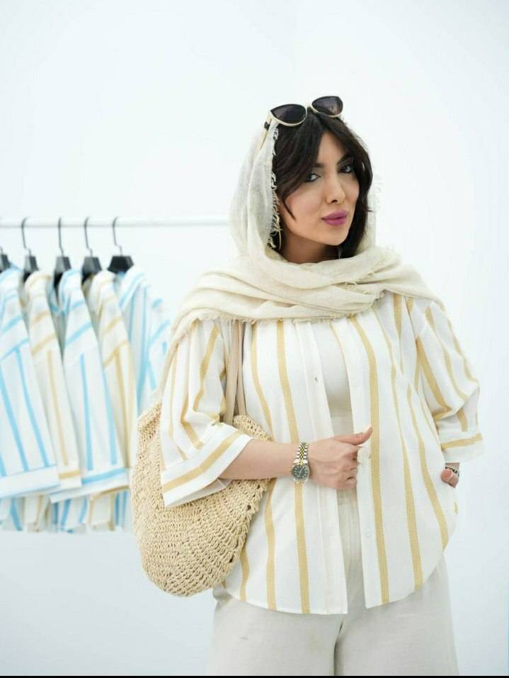شومیز مانتویی زنانه مدل ژاکارد