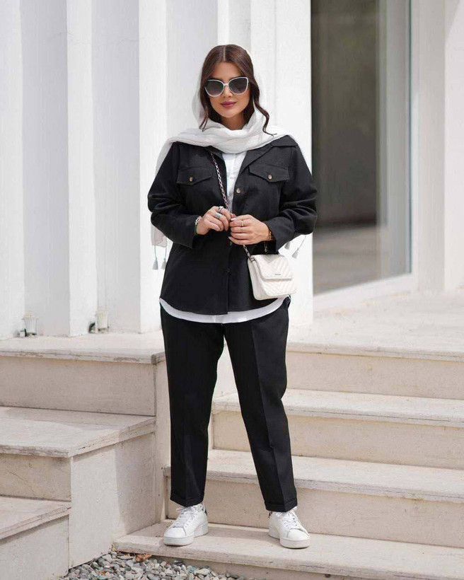 ست مانتو وشلوار اسپرت زنانه مدل یاسمین(e)