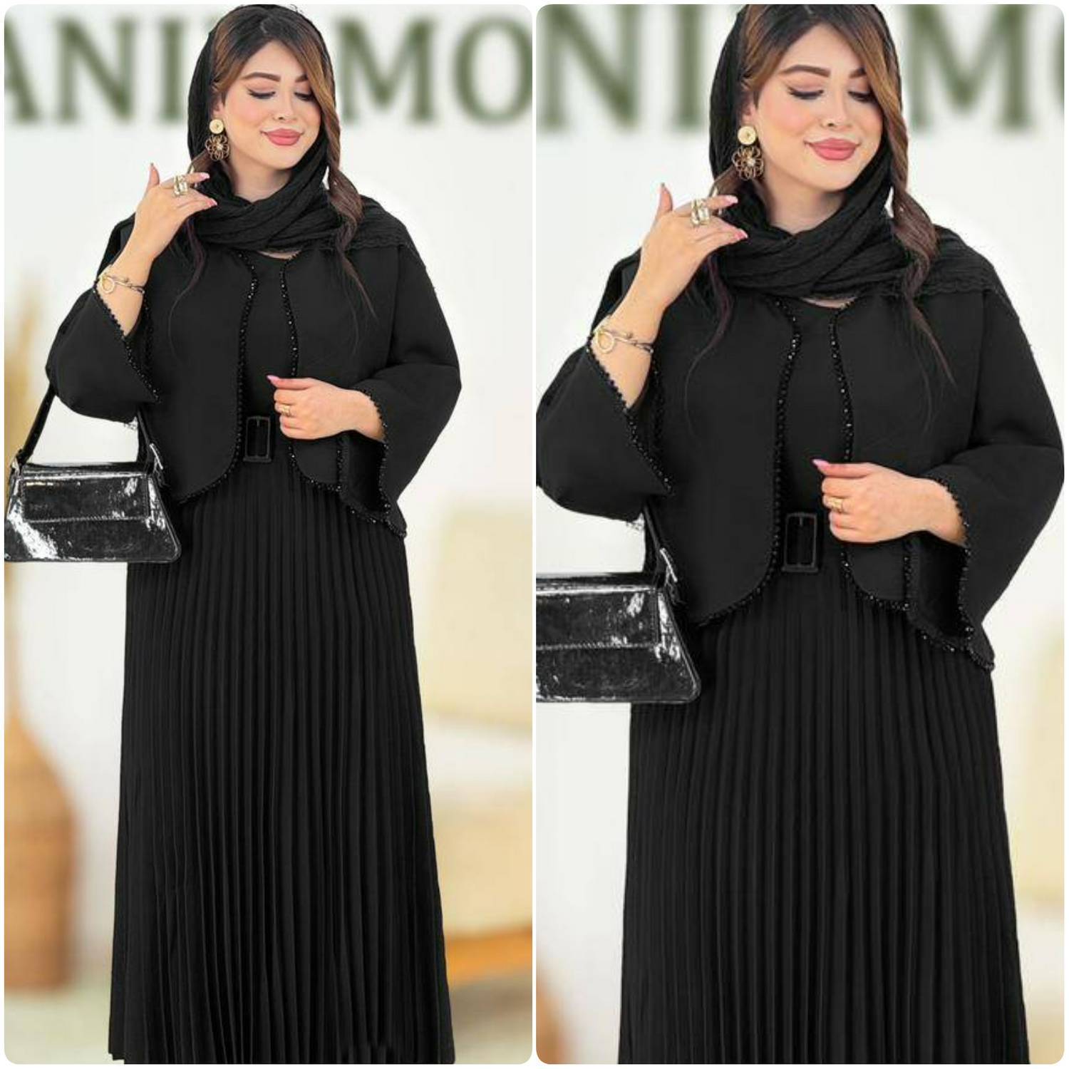 سه تیکه مجلسی زنانه مدل فاریا L