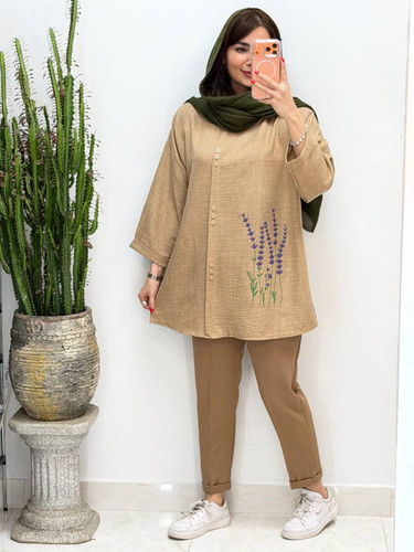 تونیک چاپی زنانه مدل باران b