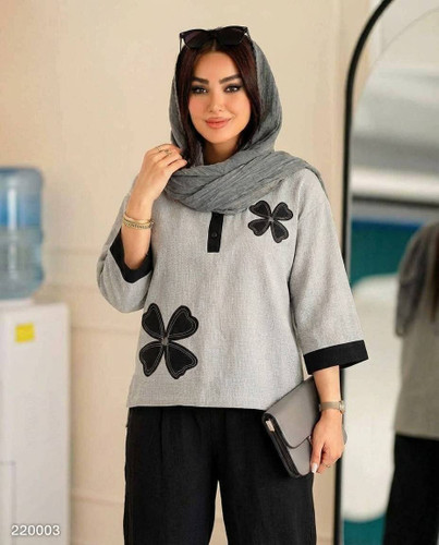 ست شومیز و شلوار زنانه مدل هلن L