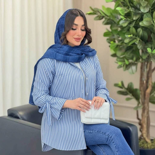 شومیز زنانه مدل راه راهn