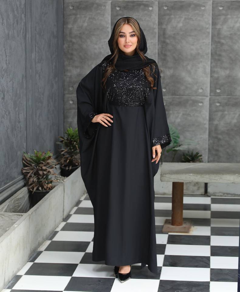 عبا مجلسی بلند زنانه مدل شاهکار