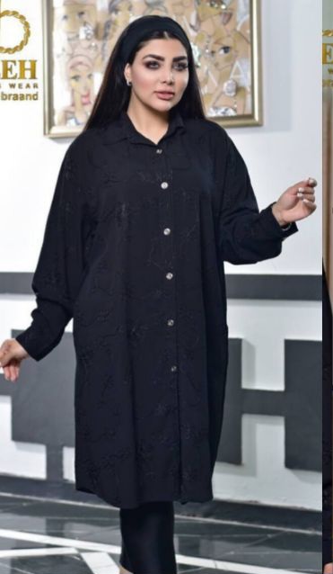 مانتو محرمی زنانه طرح پیچکf