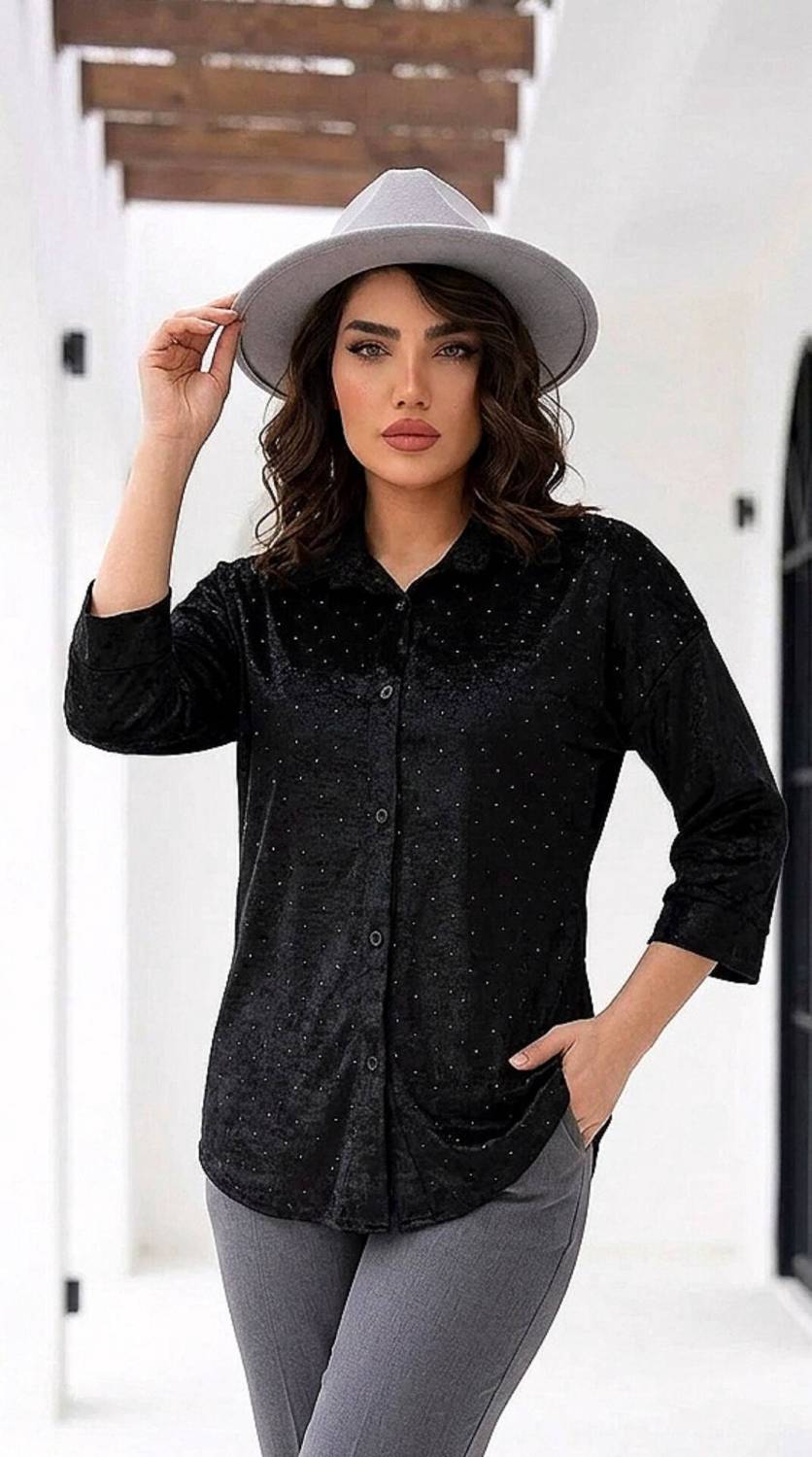 شومیز محرمی نگین دارla