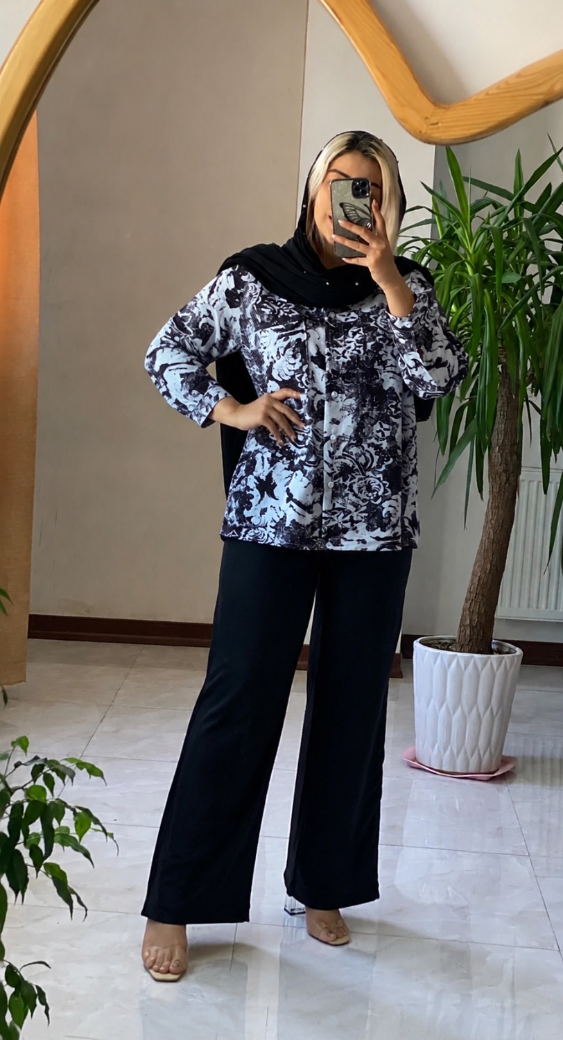 مانتو تابستانی زنانه مدل پتینه