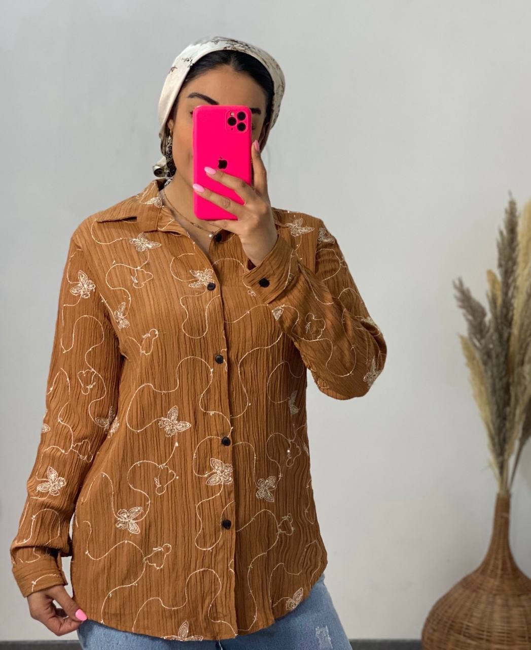 مانتو تابستانی زنانه مدل کراش خامه دوزی