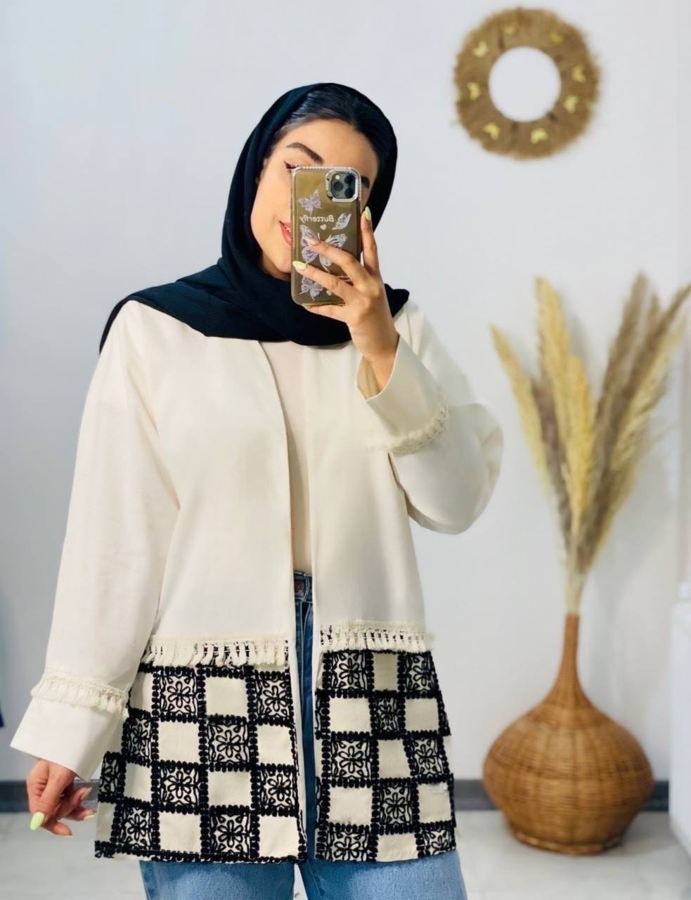 مانتو تابستانه زنانه جنس لنین خنک