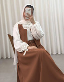 ست چهار تیکه ( شومیز،جلیقه،دامن،کمربند)r