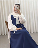 ست چهار تیکه ( شومیز،جلیقه،دامن،کمربند)r