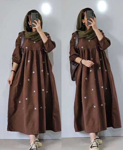 کفتان بلند زنانه مدل بابونهr