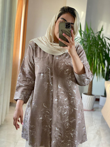 مانتو تابستانه زنانه مدل بغل دکمه