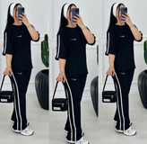ست تیشرت وشلوار فول کش ورزشی زنانه مدل نایک sn