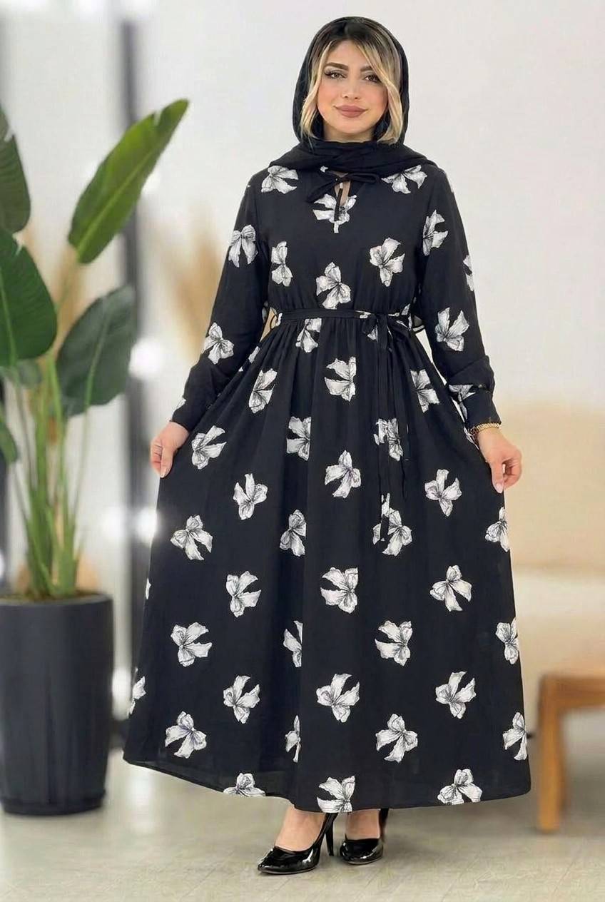 پیراهن ساحلی بلند زنانه مدل رافونه l