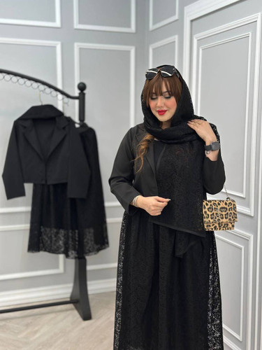 ست سه تیکه زنانه( کت+دامن+شال)