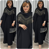 عبا مجلسی بلند زنانه مدل آیویز دار