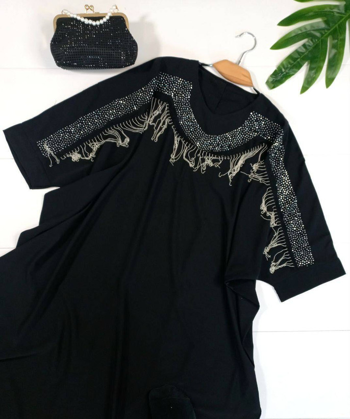 عبا مجلسی بلند زنانه مدل آیویز دار