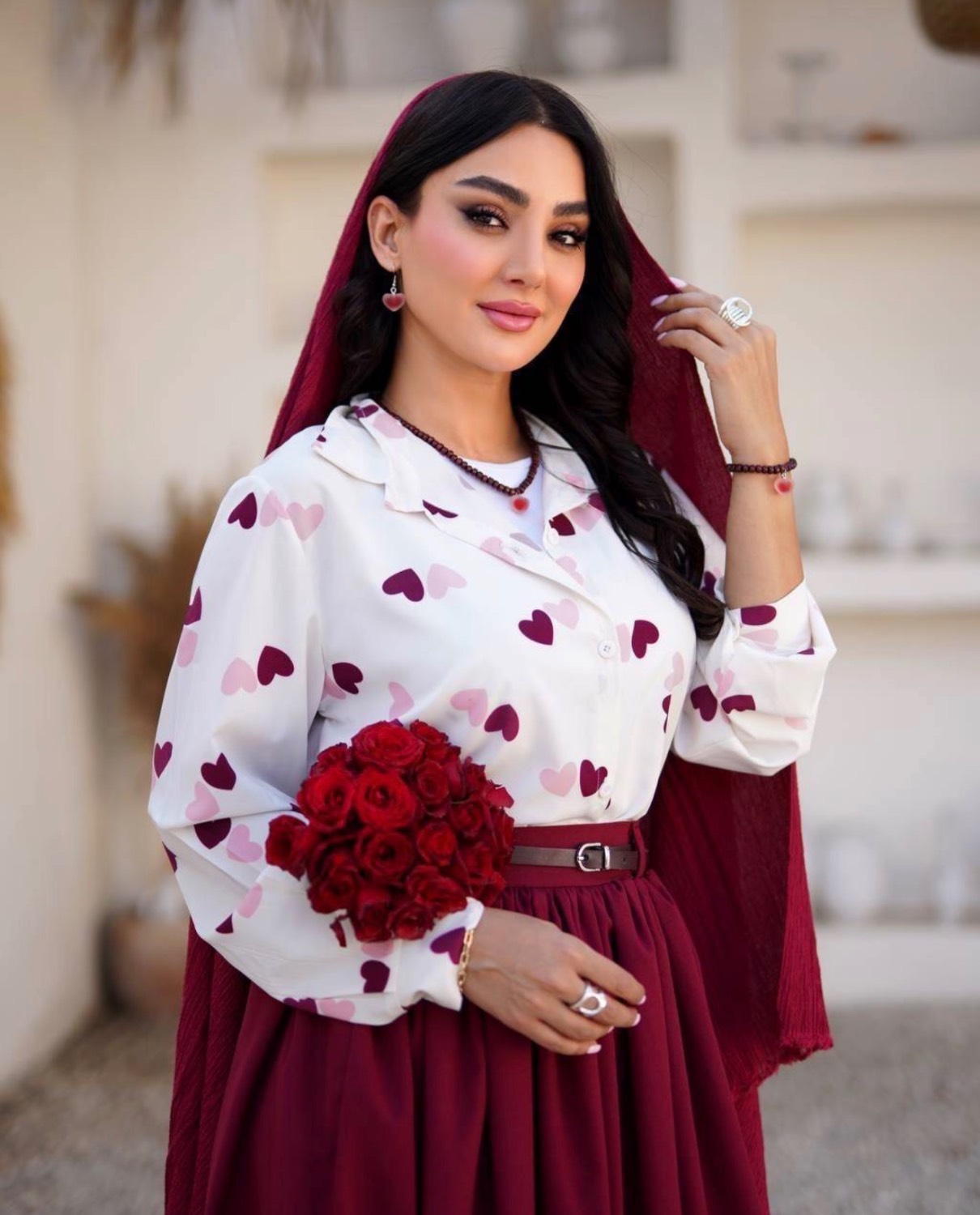 ست سه تیکه تابستانه زنانه(شومیز+دامن+کمربند)r