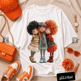 تیشرت مزون دوزی لانگ زنانه مدل فانتزیr