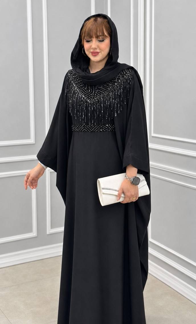 عبا مجلسی بلند زنانه مدل مهرسا