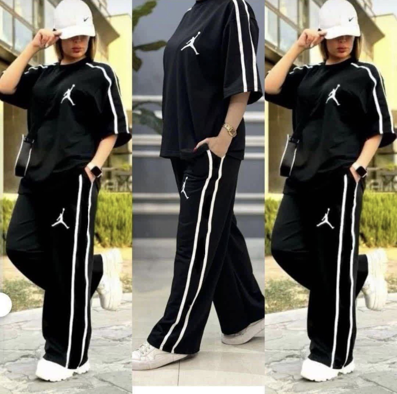 ست تیشرت شلوار زنانه مدل جردن