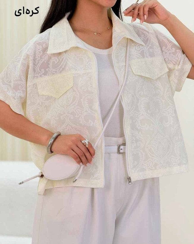 وست طرحدار زنانه مدل شیشه ای زارا