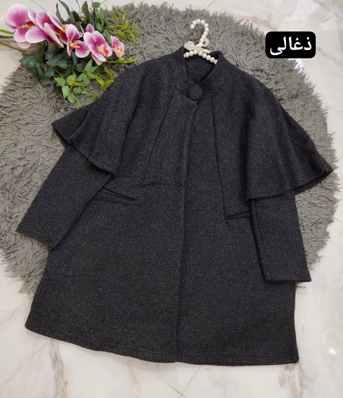پالتو زنانه مدل ونیز جنس بافت فشرده